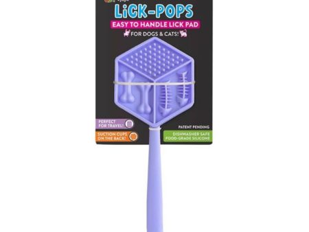 Spunkypup Lick Pops Lick Pad Spatula Hexagon Supply