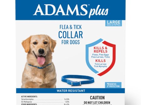 Adams Plus Flea & Tick Collar for Dogs, Large 1ea Large Online Hot Sale