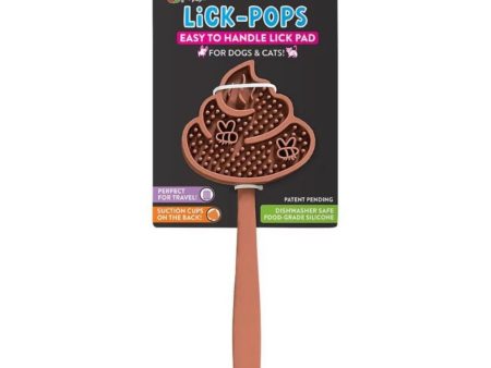 Spunkypup Lick Pops Lick Pad Spatula Poop Emoji Discount