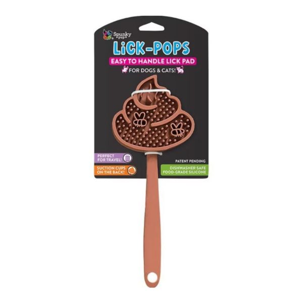 Spunkypup Lick Pops Lick Pad Spatula Poop Emoji Discount