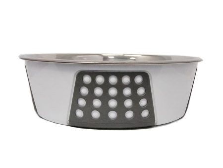 Spot Tribeca Dog Bowl White 1ea 55 oz Discount