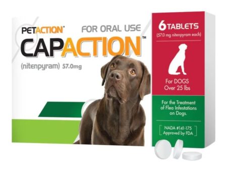 Petaction Capaction Tablets for Dogs > 25 Lb-6 Pk For Sale