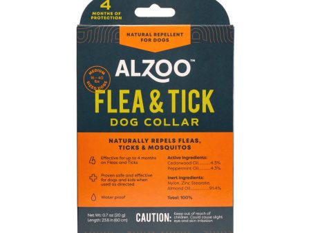 Alzoo Plant Based Flea & Tick Collar Medium Dog 26.6In. Sale