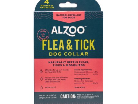 Alzoo Plant-Based Flea & Tick Collar Large Dog 29.5In. Supply