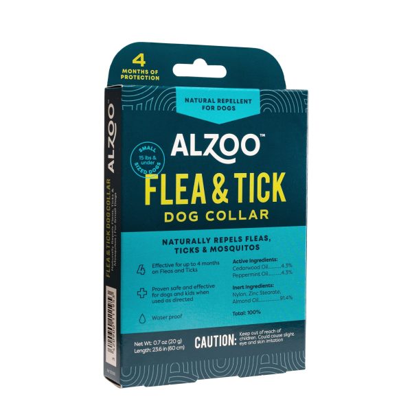 Alzoo Plant Based Flea & Tick Collar Small Dog 23.6In. Fashion