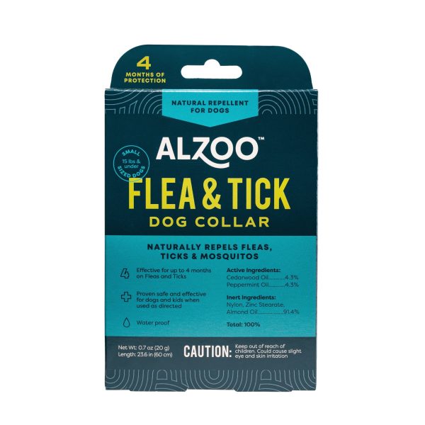 Alzoo Plant Based Flea & Tick Collar Small Dog 23.6In. Fashion