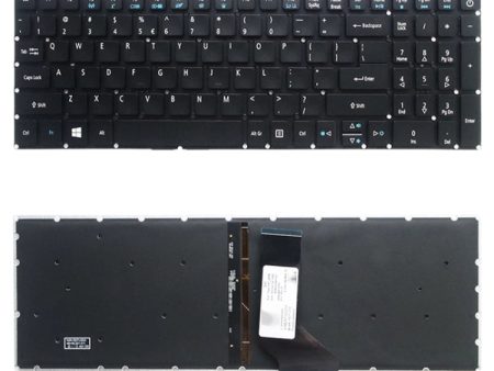 US Version Keyboard with Keyboard Backlight for Acer Aspire E5-532 E5-522 E5-573 E5-574 E5-722 E5-752 E5-772 E5-773 E5-575 V5-591G V3-574G F5-573G E15 E5-582P Fashion