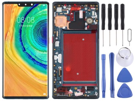 LCD Screen and Digitizer Full Assembly with Frame for Huawei Mate 30 Pro Hot on Sale