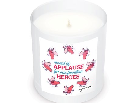 Applause for Our Frontline Heroes Candle Fashion