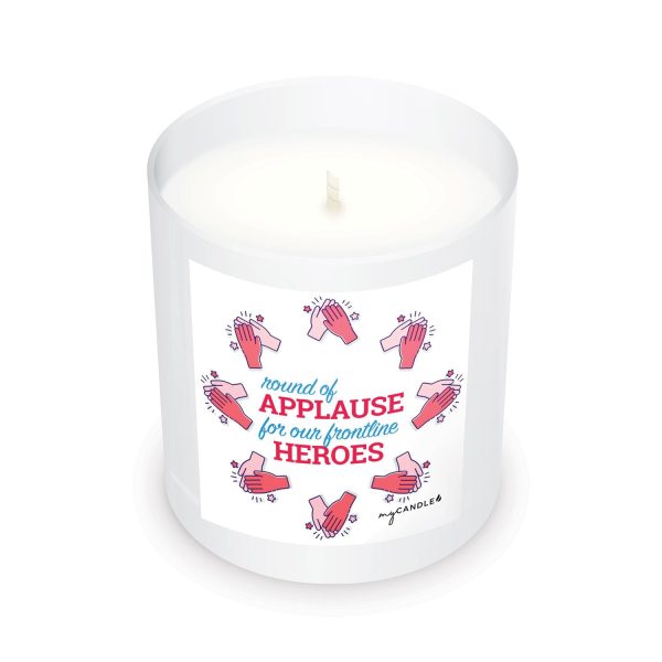 Applause for Our Frontline Heroes Candle Fashion