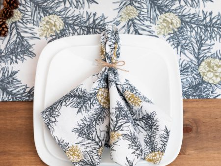 Pine Cones & Spruce Table Linens on Sale