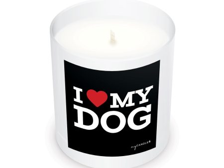 I Heart My Dog Candle Sale