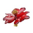 Blooming Cosmos in Crimson Aster Brooch Online Sale