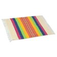 Fiesta Hues Hand Woven Multicolor Cotton Placemats Sale