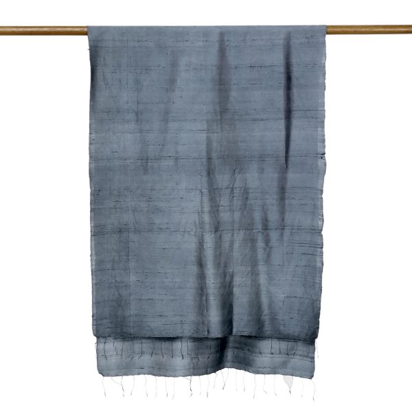 Otherworldly in Iron Grey Silk Scarf on Sale