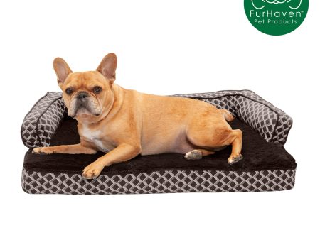 Memory Foam Plush Couch Sofa-Style Pet Bed For Sale