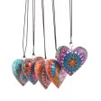 Alebrije Hearts Hand Painted Ornaments For Cheap