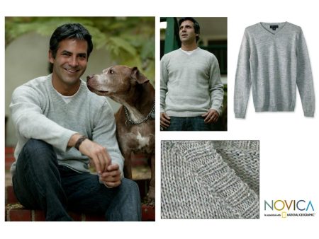 Favorite Memories Men s Gray Sweater For Sale