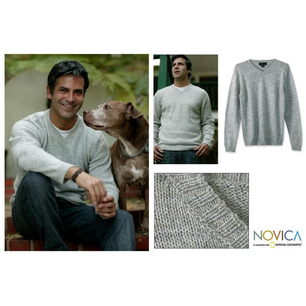 Favorite Memories Men s Gray Sweater For Sale