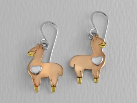 Alpaca Mixed Metals Drop Earrings Online Sale