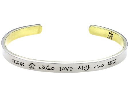 Love In Many Languages Stackable Cuff Bracelet For Discount