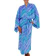 Ocean Symphony Batik Lightweight Robe For Sale