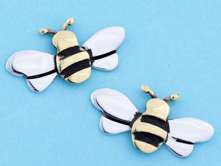 Honey Bee Sterling Post Earrings For Discount