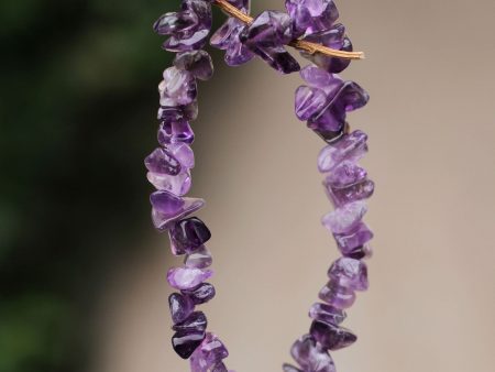 Nature s Wisdom Amethyst Beaded Bracelet Discount