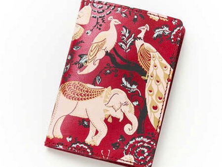 Red Garden Fauna Passport Cover For Cheap