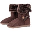 Paw Print Faux Fur Tall Knit Boots Online