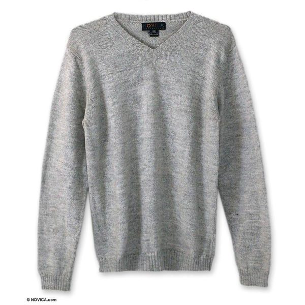 Favorite Memories Men s Gray Sweater For Sale