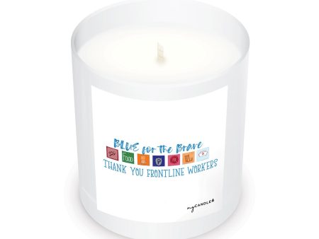 Blue for the Brave Candle Online now