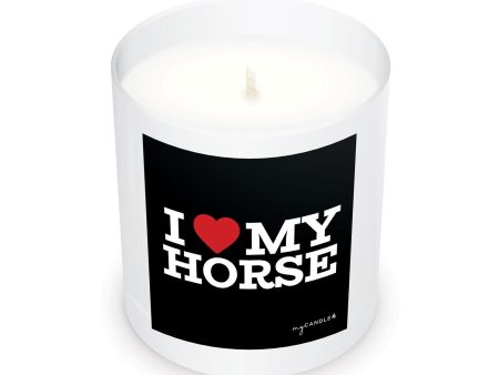 I Heart My Horse Candle Supply