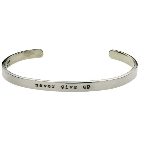 Never Give Up Cuff Bracelet Supply