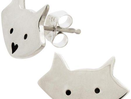 Cat Post Earrings Online now