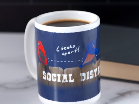 Social Distancing Bird Mug For Cheap