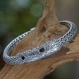 Splendid Dragon Men s Sterling Silver Bracelet Online Hot Sale