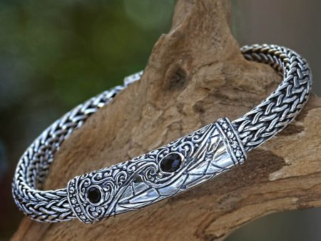 Splendid Dragon Men s Sterling Silver Bracelet Online Hot Sale