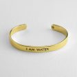 I Am Water Astrology Cuff Bracelet For Cheap