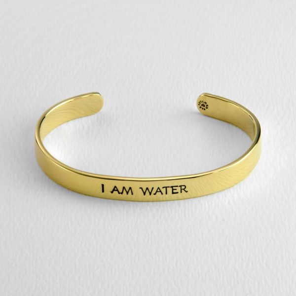 I Am Water Astrology Cuff Bracelet For Cheap