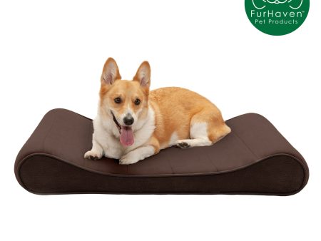 Memory Foam Microvelvet Luxe Lounger Pet Bed Online now