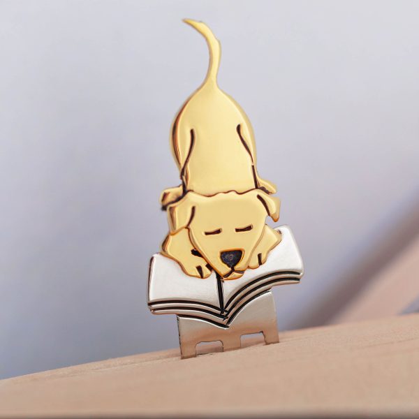 Pet Book Lover Mixed Metal Bookmark Sale