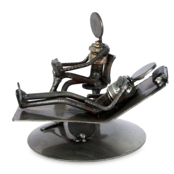 Rustic Psychotherapist Iron Sculpture Online Sale