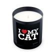 I Heart My Cat Candle Fashion