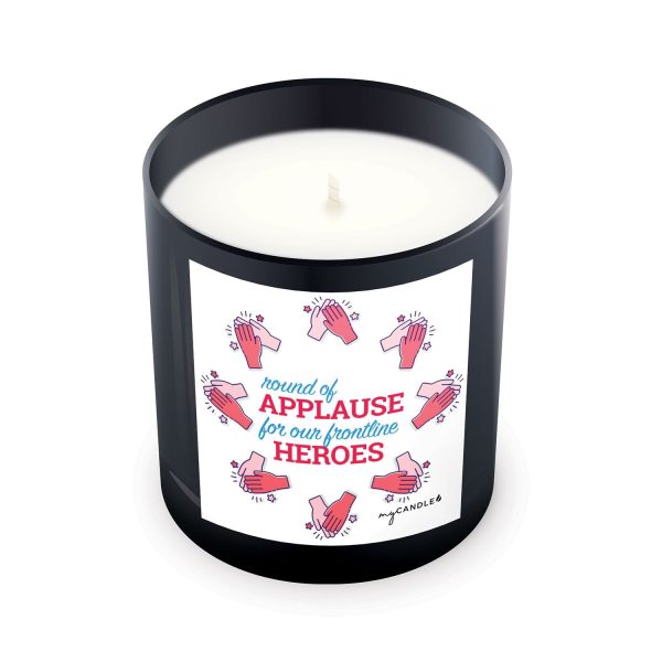 Applause for Our Frontline Heroes Candle Fashion