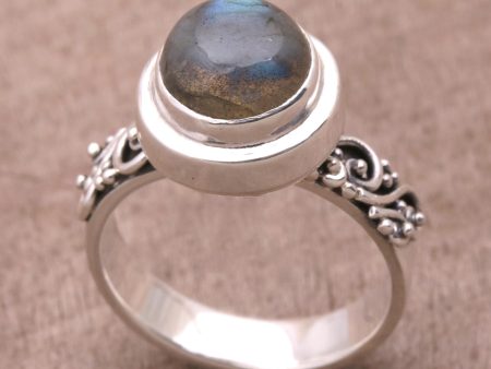 Magnificent Forest Labradorite Silver Ring Supply