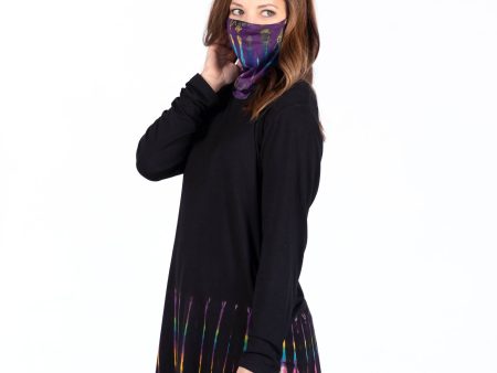 Tie-Dye Tunic with Face Mask Online Sale