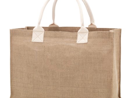 Burlap Tote Online now