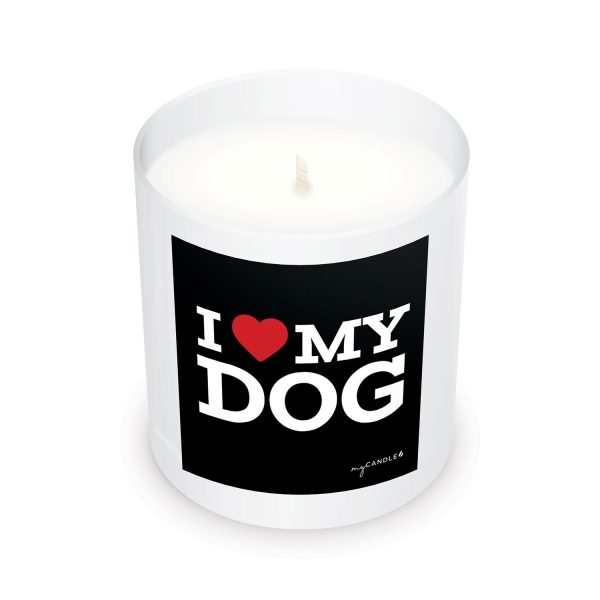 I Heart My Dog Candle Sale