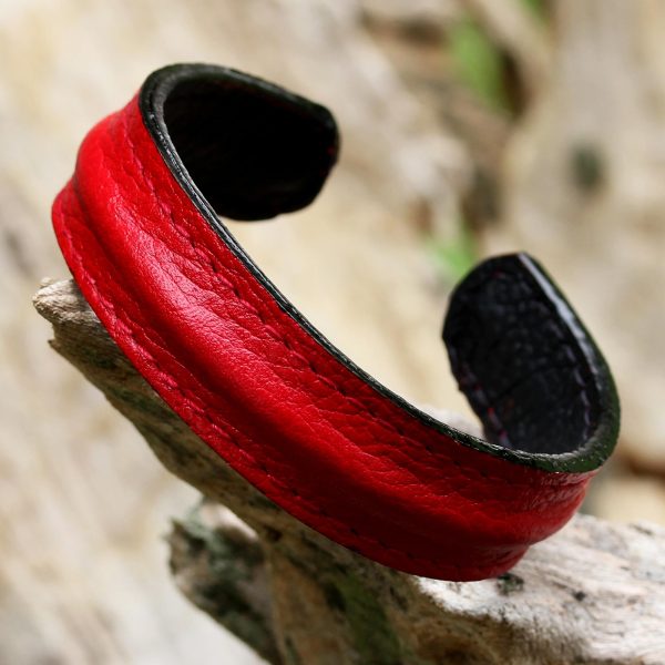 Simply Red Leather Bracelet Fashion